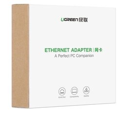 UGREEN Внешний адаптер UGREEN Gigabit Ethernet USB 3.0 (серый) цена и информация | Адаптеры, USB-разветвители | hansapost.ee