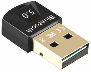 USB-адаптер Bluetooth Gembird v.5.0 цена и информация | Адаптеры и USB-hub | hansapost.ee