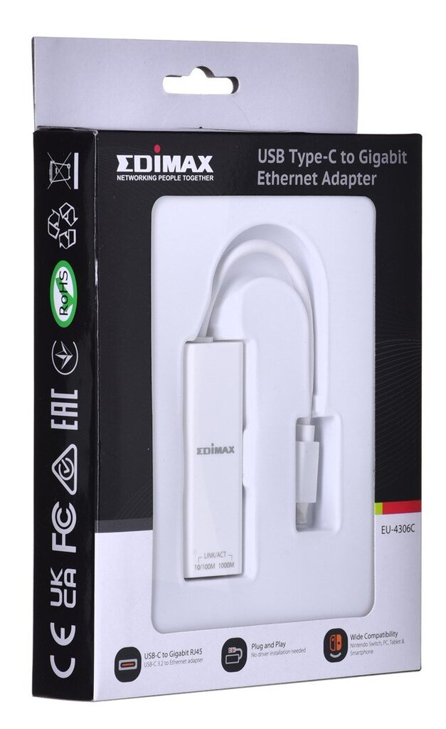 Edimax EU-4306C цена и информация | USB adapterid ja jagajad | hansapost.ee