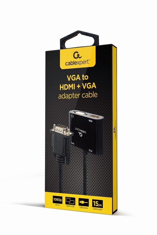 Cablexpert A-VGA-HDMI-02 hind ja info | USB adapterid ja jagajad | hansapost.ee