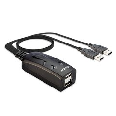 Lindy СЕТЕВОЙ ПЕРЕКЛЮЧАТЕЛЬ KVM USB 2PORT/32165 LINDY цена и информация | Адаптеры и USB-hub | hansapost.ee