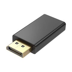 Адаптер DisplayPort — HDMI Vention HBKB0 (черный) цена и информация | Адаптеры и USB-hub | hansapost.ee