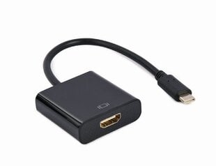 Gembird Переходник USB-C на HDMI 4K 60 Гц женский 15 см цена и информация | Адаптеры и USB-hub | hansapost.ee
