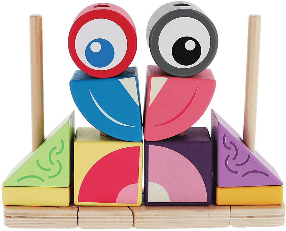 Puidust mänguasi Creatures of Color Trefl 14 detaili цена и информация | Beebide mänguasjad | hansapost.ee