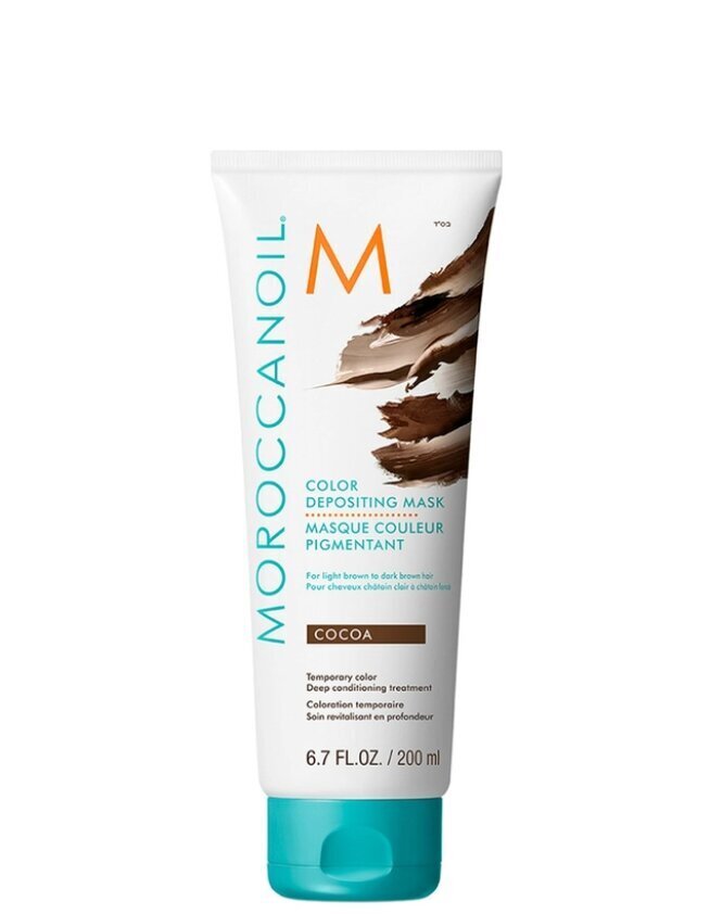 Moroccanoil toonitud juuksemask 200 ml, kakao цена и информация | Juuksevärvid | hansapost.ee