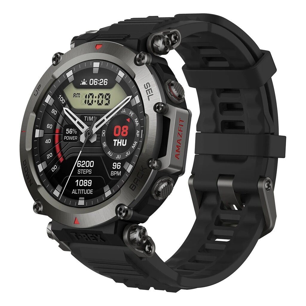 Amazfit T-Rex Ultra Abyss Black цена и информация | Nutikellad, laste nutikellad | hansapost.ee