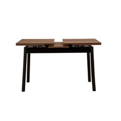 Обеденный стол Asir, 153x75x75см, черный/бежевый цена и информация | Кухонные и обеденные столы | hansapost.ee