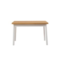 Обеденный стол Asir, 120x77x75см, бежевый/белый цена и информация | Кухонные и обеденные столы | hansapost.ee