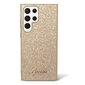 Guess PC|TPU Glitter Flakes Metal Logo Case - Samsung Galaxy S23 Ultra , kuld hind ja info | Telefonide kaitsekaaned ja -ümbrised | hansapost.ee