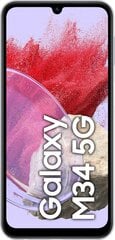 Samsung Galaxy M34 5G 6/128GB Prism Silver цена и информация | Мобильные телефоны | hansapost.ee