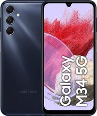 Samsung Galaxy M34 5G 6/128GB SM-M346BDBFXEO Midnight Blue цена и информация | Мобильные телефоны | hansapost.ee