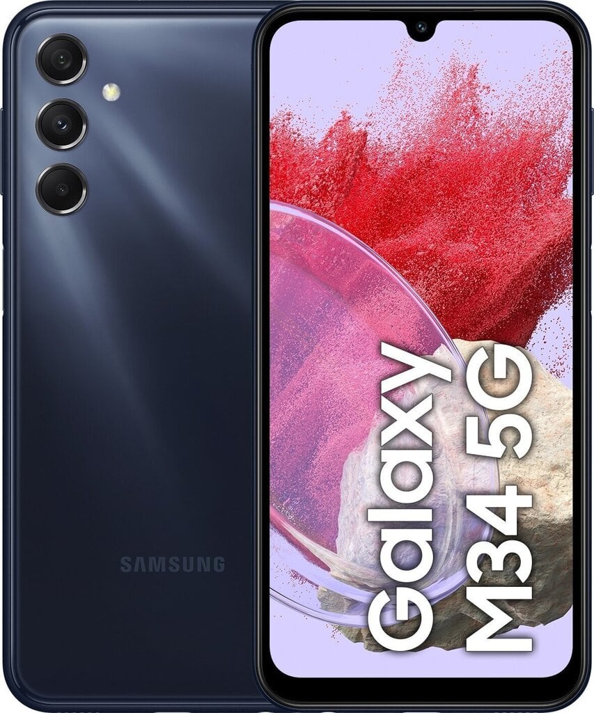 Samsung Galaxy M34 5G 6/128GB SM-M346BDBFXEO Midnight Blue цена и информация | Telefonid | hansapost.ee