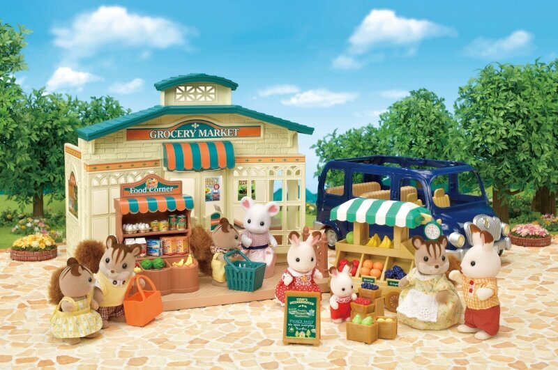 Sylvanian Families mängukomplekt The Village supermarket цена и информация | Mänguasjad tüdrukutele | hansapost.ee