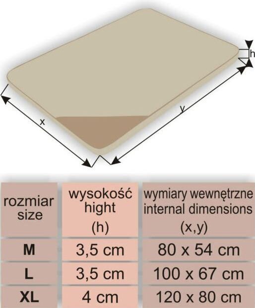 Matt koertele Hobbydog, Xl, beeži värvi цена и информация | Pesad, asemed | hansapost.ee