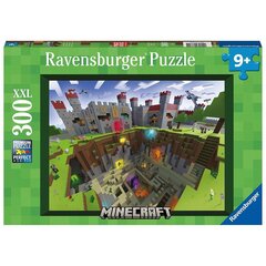Pusle lossiga Minecraft Ravensburger, 300 tk hind ja info | Ravensburger Lastekaubad ja beebikaubad | hansapost.ee
