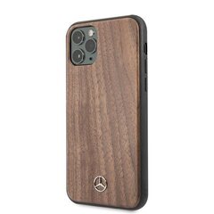 Telefoniümbris Mercedes MEHCN65VWOLB iPhone 11 Pro Max hard case, brown Wood Line Walnut цена и информация | Чехлы для телефонов | hansapost.ee