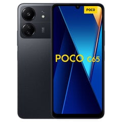 Xiaomi Poco C65 8/256GB MZB0FKTEU Black цена и информация | Мобильные телефоны | hansapost.ee