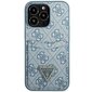 Guess GUHCP13LP4TPB iPhone 13 Pro | 13 6,1" niebieski|blue hardcase 4G Triangle Logo Cardslot цена и информация | Telefonide kaitsekaaned ja -ümbrised | hansapost.ee