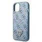 Guess GUHCP13MP4TPB iPhone 13 6,1" blue hardcase 4G Triangle Logo Cardslot hind ja info | Telefonide kaitsekaaned ja -ümbrised | hansapost.ee