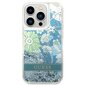 Guess GUHCP14XLFLSN iPhone 14 Pro Max 6,7" green hardcase Flower Liquid Glitter hind ja info | Telefonide kaitsekaaned ja -ümbrised | hansapost.ee