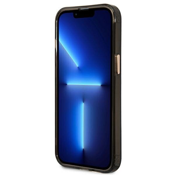 Guess GUHMP13LHTCMK iPhone 13 Pro | 13 6,1" czarny|black hard case Gold Outline Translucent MagSafe hind ja info | Telefonide kaitsekaaned ja -ümbrised | hansapost.ee