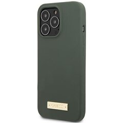 Guess GUHMP13LSPLA iPhone 13 Pro | 13 6,1" zielony|khaki hard case Silicone Logo Plate MagSafe цена и информация | Чехлы для телефонов | hansapost.ee