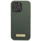 Guess GUHMP13LSPLA iPhone 13 Pro | 13 6,1" zielony|khaki hard case Silicone Logo Plate MagSafe hind ja info | Telefonide kaitsekaaned ja -ümbrised | hansapost.ee