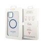 Guess GUHMP14MHTRMB iPhone 14 Plus 6,7" blue hard case Metal Outline Magsafe hind ja info | Telefonide kaitsekaaned ja -ümbrised | hansapost.ee