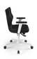 Kontoritool Entelo Perto White FC01, must hind ja info | Kontoritoolid | hansapost.ee