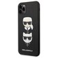 Karl Lagerfeld KLHCN65SAKICKCBK iPhone 11 Pro Max 6,5" black hardcase Saffiano Karl&Choupette Head hind ja info | Telefonide kaitsekaaned ja -ümbrised | hansapost.ee