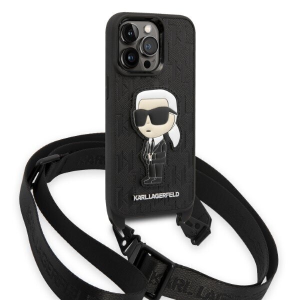 Karl Lagerfeld KLHCP14LSTKMK, must hind ja info | Telefonide kaitsekaaned ja -ümbrised | hansapost.ee