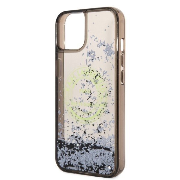 Karl Lagerfeld KLHCP14MLCRSGRK iPhone 14 Plus 6,7" black hardcase Liquid Glitter RSG цена и информация | Telefonide kaitsekaaned ja -ümbrised | hansapost.ee