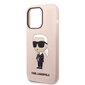 Karl Lagerfeld KLHMP14LSNIKBCP iPhone 14 Pro 6,1" hardcase pink Silicone Ikonik Magsafe hind ja info | Telefonide kaitsekaaned ja -ümbrised | hansapost.ee