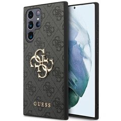 Guess GUHCS23L4GMGGR S23 Ultra S918 grey hardcase 4G Big Metal Logo price and information | Phone protective covers and cases | hansapost.ee