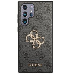 Guess GUHCS23L4GMGGR S23 Ultra S918 grey hardcase 4G Big Metal Logo price and information | Phone protective covers and cases | hansapost.ee