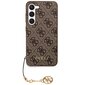 Guess GUHCS23MGF4GBR S23+ S916 brown hardcase 4G Charms Collection hind ja info | Telefonide kaitsekaaned ja -ümbrised | hansapost.ee