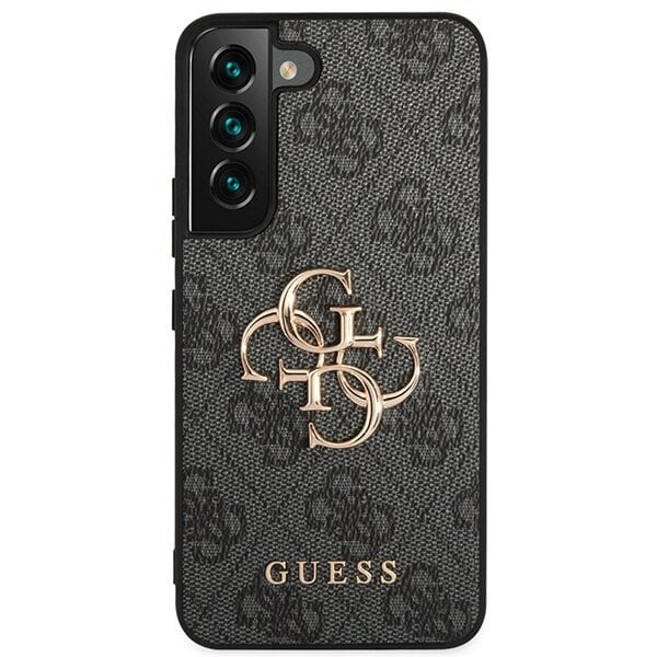 Guess GUHCS23S4GMGGR S23 S911 grey hardcase 4G Big Metal Logo hind ja info | Telefonide kaitsekaaned ja -ümbrised | hansapost.ee