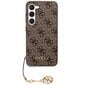 Guess GUHCS23SGF4GBR S23 S911 brown hardcase 4G Charms Collection цена и информация | Telefonide kaitsekaaned ja -ümbrised | hansapost.ee