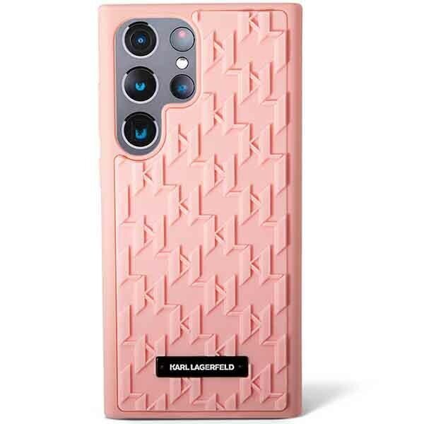 Karl Lagerfeld KLHCS23LRUPKLPP S23 Ultra S918 hardcase różowy|pink 3D Monogram hind ja info | Telefonide kaitsekaaned ja -ümbrised | hansapost.ee