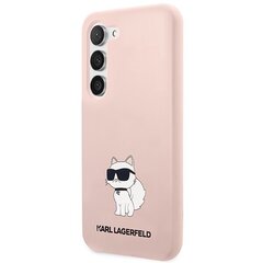 Karl Lagerfeld KLHCS23MSNCHBCP S23+ S916 hardcase różowy|pink Silicone Choupette цена и информация | Чехлы для телефонов | hansapost.ee