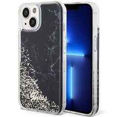 Guess GUHCP14SLCSGSGK iPhone 14 6.1" czarny|black hardcase Liquid Glitter Marble hind ja info | Telefonide kaitsekaaned ja -ümbrised | hansapost.ee