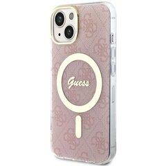 Чехол Guess GUHMP14SH4STP для iPhone 14 6.1" hardcase 4G MagSafe, розовый цена и информация | Чехлы для телефонов | hansapost.ee