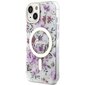 Guess GUHMP14SHCFWST iPhone 14 6.1" transparent hardcase Flower MagSafe hind ja info | Telefonide kaitsekaaned ja -ümbrised | hansapost.ee