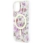 Guess GUHMP14SHCFWST iPhone 14 6.1" transparent hardcase Flower MagSafe hind ja info | Telefonide kaitsekaaned ja -ümbrised | hansapost.ee