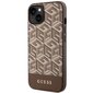 Guess GUHMP14SHGCFSEW iPhone 14 6.1" brązowy|brown hardcase GCube Stripes MagSafe цена и информация | Telefonide kaitsekaaned ja -ümbrised | hansapost.ee