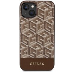 Guess GUHMP14SHGCFSEW iPhone 14 6.1" brązowy|brown hardcase GCube Stripes MagSafe hind ja info | Telefonide kaitsekaaned ja -ümbrised | hansapost.ee