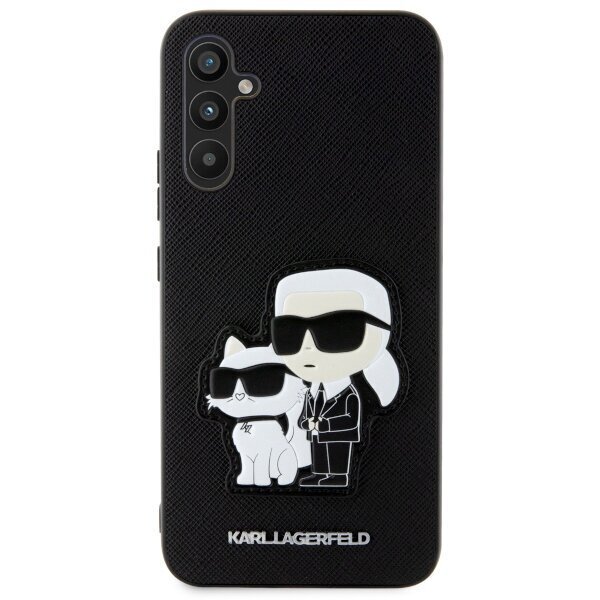 Karl Lagerfeld KLHCA54SANKCPK A54 5G A546 hardcase black Saffiano Karl & Choupette hind ja info | Telefonide kaitsekaaned ja -ümbrised | hansapost.ee