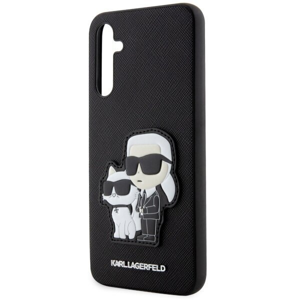 Karl Lagerfeld KLHCA54SANKCPK A54 5G A546 hardcase black Saffiano Karl & Choupette hind ja info | Telefonide kaitsekaaned ja -ümbrised | hansapost.ee