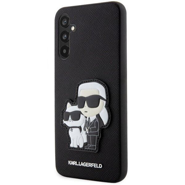 Karl Lagerfeld KLHCA54SANKCPK A54 5G A546 hardcase black Saffiano Karl & Choupette hind ja info | Telefonide kaitsekaaned ja -ümbrised | hansapost.ee