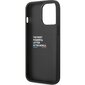 Etui BMW BMHCP13X22NBCK iPhone 13 Pro Max 6.7" black hardcase Leather Carbon цена и информация | Telefonide kaitsekaaned ja -ümbrised | hansapost.ee